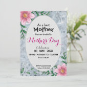 Invitation Fête des mères (Debout devant)