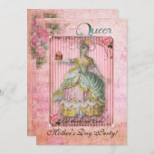 Invitation Fête des mères (Devant / Derrière)