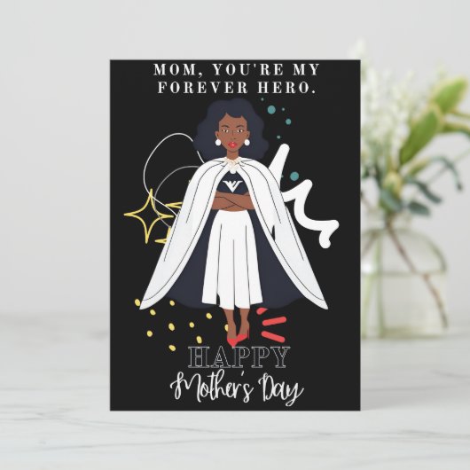 Invitation Fête des mères (Debout devant)