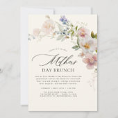 Invitation Fête des mères Brunch Boho Terracotta (Devant)