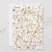 Invitation Fête des mères Brunch Boho Terracotta (Dos)