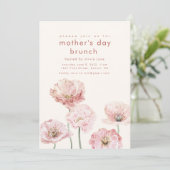 Invitation Fête des mères Brunch Modèle d'invitation (Debout devant)