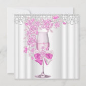 Invitation Fête des Mères Champagne Rose Pretty Brunch 2a (Dos)