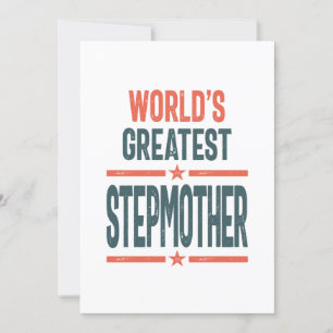 Invitation Fête des Mères de la plus grande Stepmère du monde