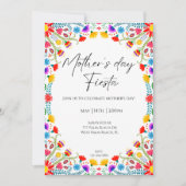 Invitation Fête des mères Fête des fleurs mexicaines Fête des (Devant)