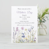 Invitation Fête des Mères, Fête des Mères Déjeuner (Debout devant)