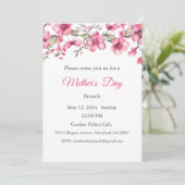 Invitation Fête des Mères, Fête des Mères Déjeuner (Debout devant)