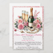 Invitation Fête des Mères - Salutations avec bulles de champa (Devant / Derrière)