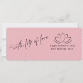 Invitation Fête des mères - Spa de la fête des mères - pièce (Dos)