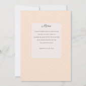 Invitation Fête des mères sur mesure Tea Party (Dos)