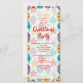 Invitation Fête des ornements de Noël (Devant)