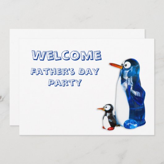Invitation Fête des pères (Devant / Derrière)