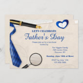 Invitation Fête des pères (Devant / Derrière)