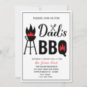 Invitation Fête des pères au barbecue (Devant)
