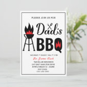 Invitation Fête des Pères BBQ Party (Debout devant)