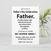 Invitation Fête des Pères Celebration Party (Debout devant)
