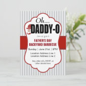 Invitation Fête des pères Daddy-O (Debout devant)
