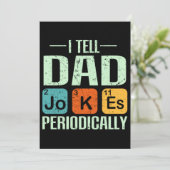 Invitation Fête des pères - Plaisanteries papa (Debout devant)