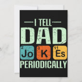 Invitation Fête des pères - Plaisanteries papa (Dos)