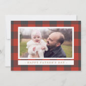 Invitation Fête des pères rouge (Devant)