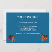 Invitation Fête des Petits Super-Héros (Dos)