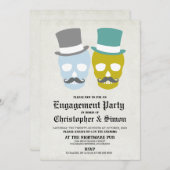 Invitation Fête des Pieds du Parti de l'Engagement Morte (Devant / Derrière)