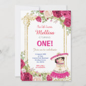 Invitation Fête des Roses Roses Roses Roses Roses Anniversair (Devant)