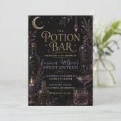 Invitation Fête des seize ans au bar de potions (Debout devant)