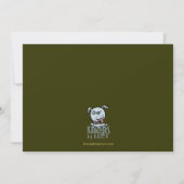 Invitation Fête des Shamrocks et des étoiles (Dos)