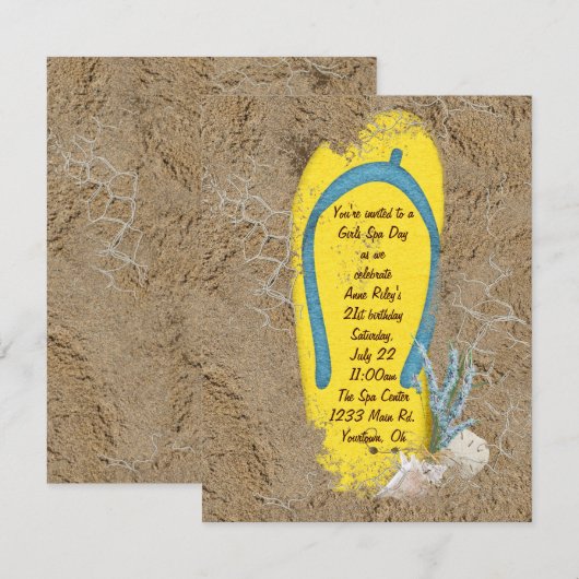 Invitation Fête des Spas (Devant / Derrière)