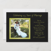 Invitation Fête des vaches de l'anniversaire du mariage modèl (Devant)