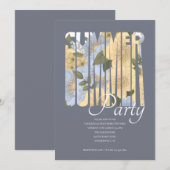 Invitation Fête d'été (Devant / Derrière)