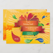 Invitation Fête d'été (Devant / Derrière)