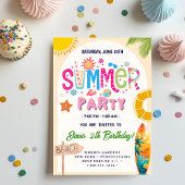 Invitation Fête d'été