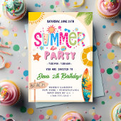 Invitation Fête d'été