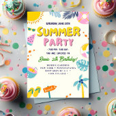 Invitation Fête d'été