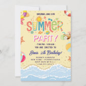 Invitation Fête d'été (Devant)