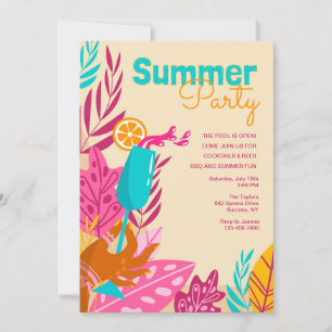 Invitation Fête d'été