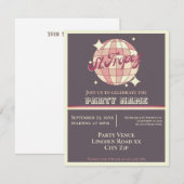 Invitation Fête d'été à thème Saint-Tropez (Devant / Derrière)