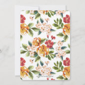 Invitation Fête d'été adulte Tropical moderne (Dos)