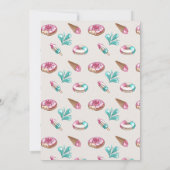 Invitation Fête d'été amusante au bord de la piscine pour cap (Dos)