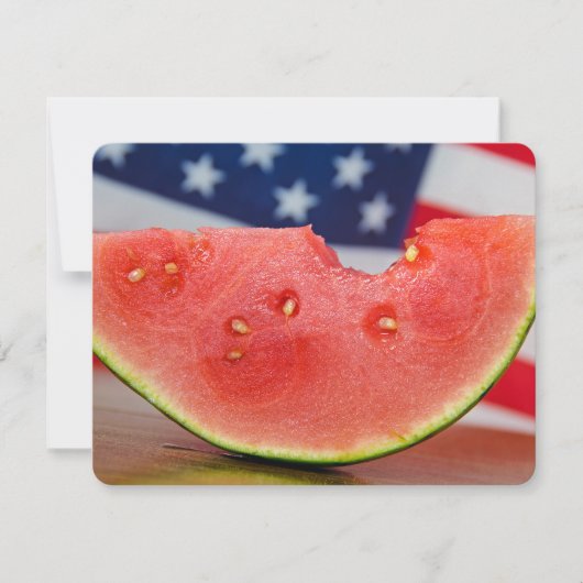 Invitation Fête d'été de la pastèque (Devant)