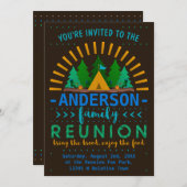 Invitation Fête d'été de la Réunion familiale (Devant / Derrière)