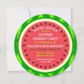 Invitation Fête d'été de la tranche de pastèque Cuisine ou An (Devant)