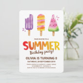 Invitation Fête d'été de l'aquarelle (Debout devant)