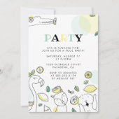 Invitation Fête d'été des enfants (Devant)