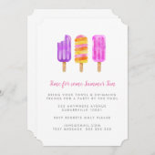 Invitation Fête d'été des Pics Icy Poles (Devant / Derrière)