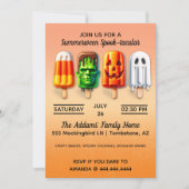 Invitation Fête d'été d'Halloween Spooktacular de Summerween (Devant)