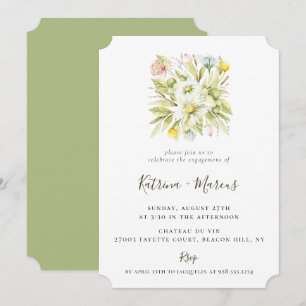 Invitation Fête d'été Fleur sauvage