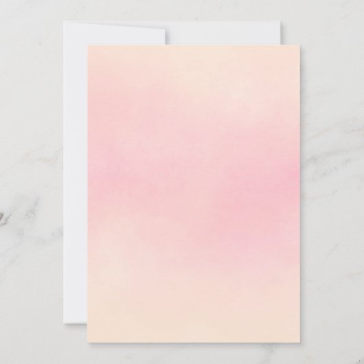 Invitation Fête d'été flush floraux blanc (Dos)